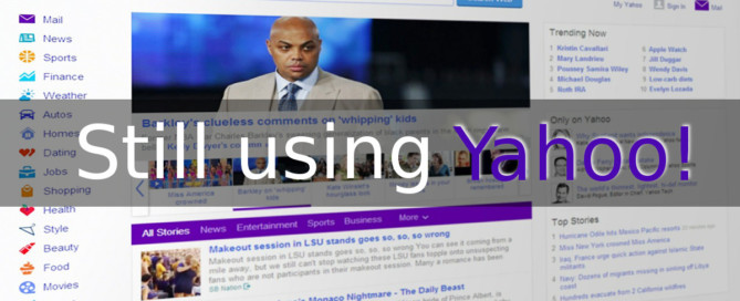 still using Yahoo